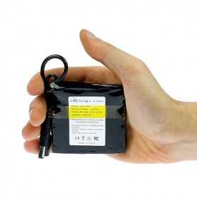 Mini batterie rechargeable 12V 1800mAh + chargeur