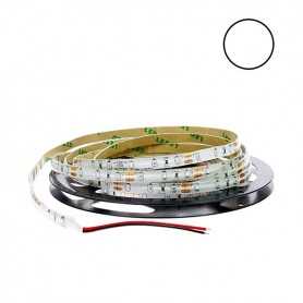 Kit bande LED blanche 60LED/m étanche 5m 12V tuning moto