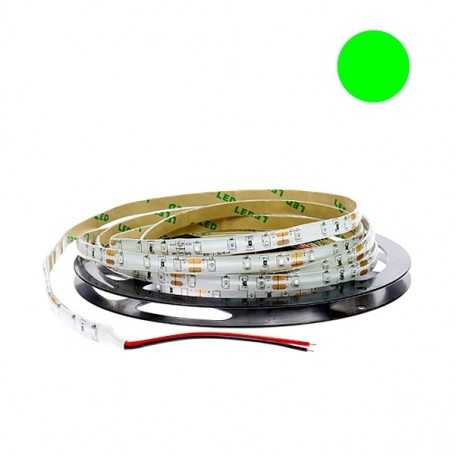 Kit bande LED verte 60LED/m étanche 5m 12V tuning moto