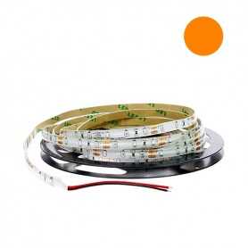 Kit bande LED orange 60LED/m étanche 5m 12V tuning moto