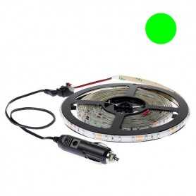 Kit bande LED verte 60LED/m étanche 5m 12V tuning auto