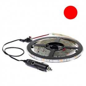 Kit bande LED rouge 60LED/m étanche 5m 12V tuning auto