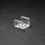 U de fixation transparent pour ruban led néon