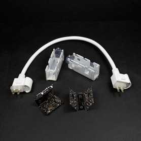 Raccord souple pour 2 néons led bulbe monocouleurs