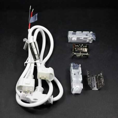 Connecteur d'alimentation 2 néons led bulbe monocouleurs