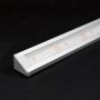 KIT profilé LED CORNER L en aluminium de 1m avec diffuseur givré