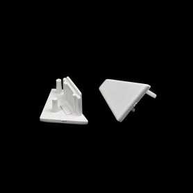Bouchons de terminaison pour profilé LED CORNER L (x2)