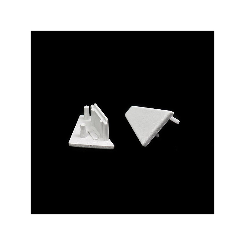 Bouchons de terminaison pour profilé LED CORNER L (x2)