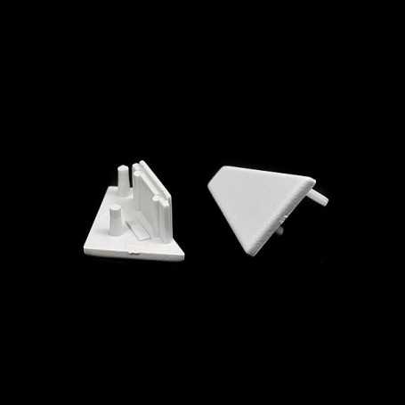 Bouchons de terminaison pour profilé LED CORNER L (x2)