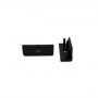 KIT profilé alu SURFACE XL NOIR de 1m avec diffuseur blanc