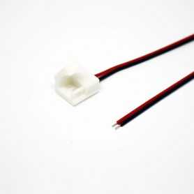 Raccord rapide bande LED vers fils étanche IP65