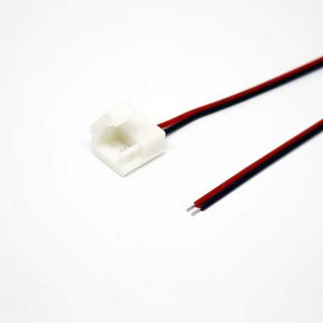 Raccord rapide bande LED vers fils étanche IP65