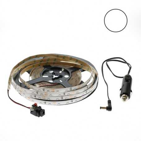 Kit bande led side blanche 60led/m étanche 2m50 12V tuning auto