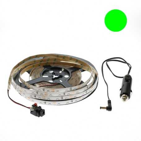 Kit bande led side verte 60led/m étanche 2m50 12V tuning auto