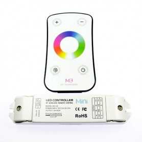 Kit contrôleur RGB radiofréquence avec télécommande tactile. Qualité premium