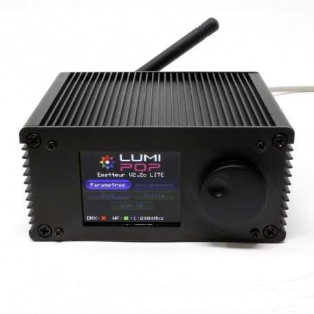 Emetteur DMX HF sans fil Open DMX avec entrée USB + XLR3