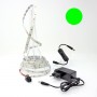 Ruban led vert de 2,5m avec interrupteur et alimentation secteur
