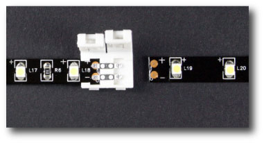 Connecteur rapide 2 bandes leds tutoriel étape 1