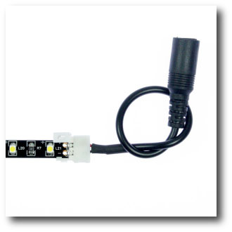 Connecteur rapide bande led avec alimentation