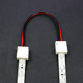 Connecteur rapide souple 2 bandes leds monocouleurs étanches - tutoriel étape 2