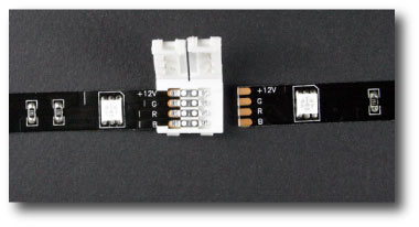 Connecteur rapide 2 bandes leds tutoriel étape 1
