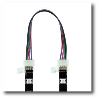 Connecteur rapide souple 2 bandes leds RGB tutoriel étape 1