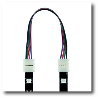 Connecteur rapide souple 2 bandes leds RGB tutoriel étape 2