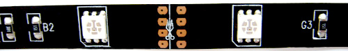Raccordement connecteur led flexible RGB