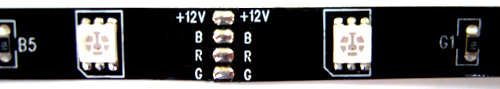 Repere bande led flexible RGB