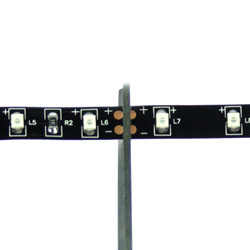 Raccordement ruban led tutoriel soudure étape 1
