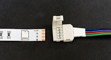Connecteur rapide avec prise RGB mâle