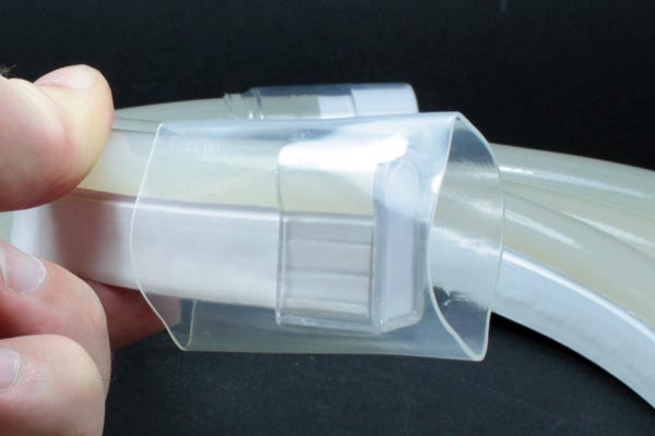 Placement de la gaine thermo sur la capsule