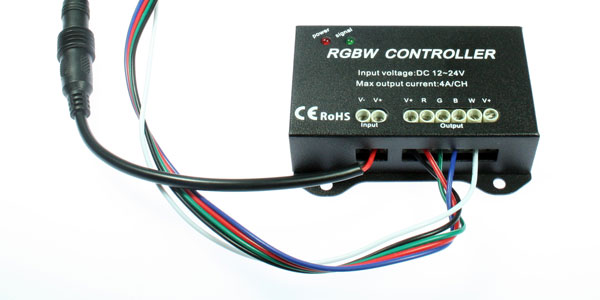 Branchement du contrôleur RGBW