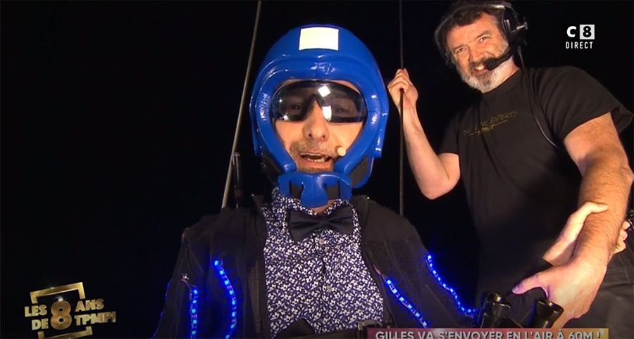 Veste Lumiwear de Gilles Verdez pour TPMP