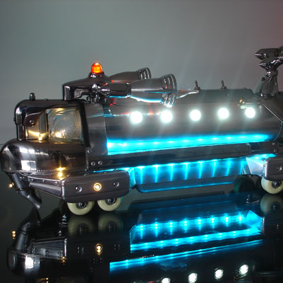 Création lumineuse sur une maquette