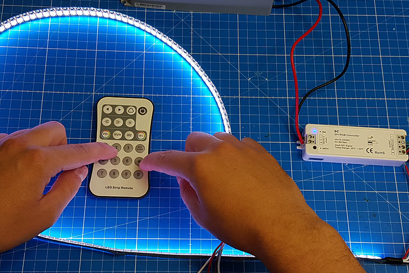 Choix du type de LED programmable adressable