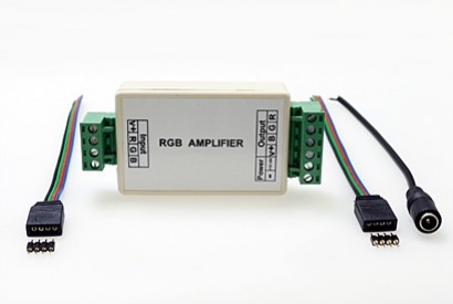 Branchement d'un amplificateur led RGB