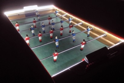 Un baby-foot sous les feux des projecteurs