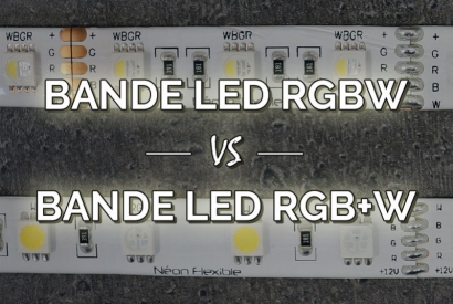 Comprendre la différence entre un ruban led RGBW et RGB+W