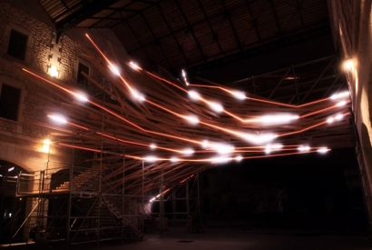 Le Vortex, une sculpture lumineuse unique à Bordeaux