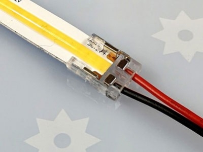 Raccord rapide sans soudure pour ruban LED COB