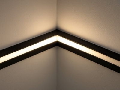 Optimisez l’éclairage avec un profilé LED d’angle discret et design
