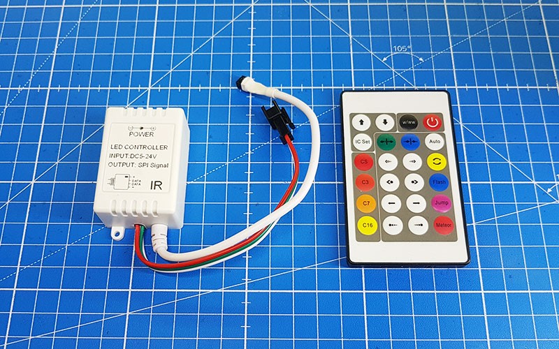 Comment raccorder et utiliser le contrôleur PIXEL Infrarouge ?
