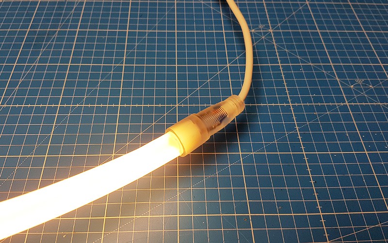Comment couper et raccorder le néon LED rond 360 ?