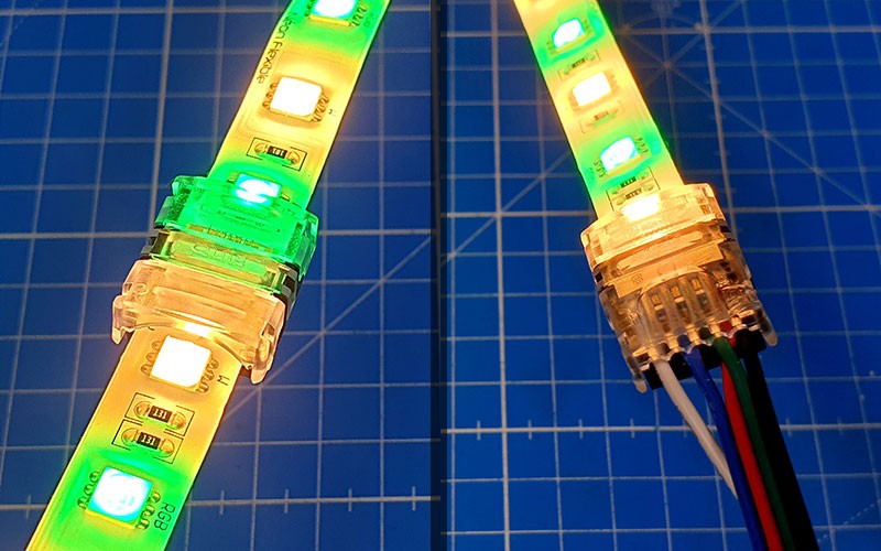 Comment utiliser les connecteurs QuickLED IP65 RGBW ?